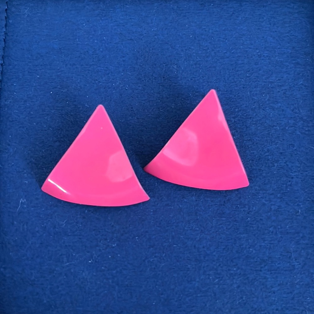 Vintage enamel earrings